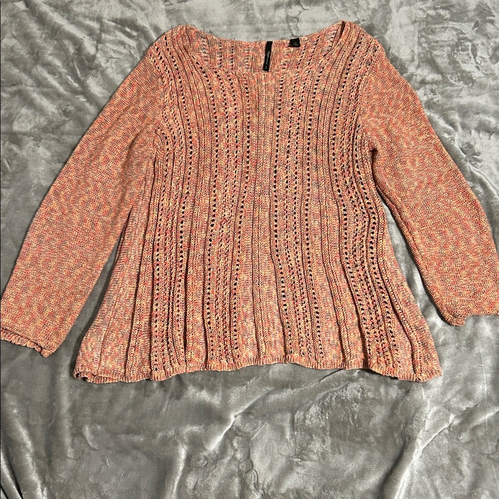 Chic Multicolor Knit Sweater